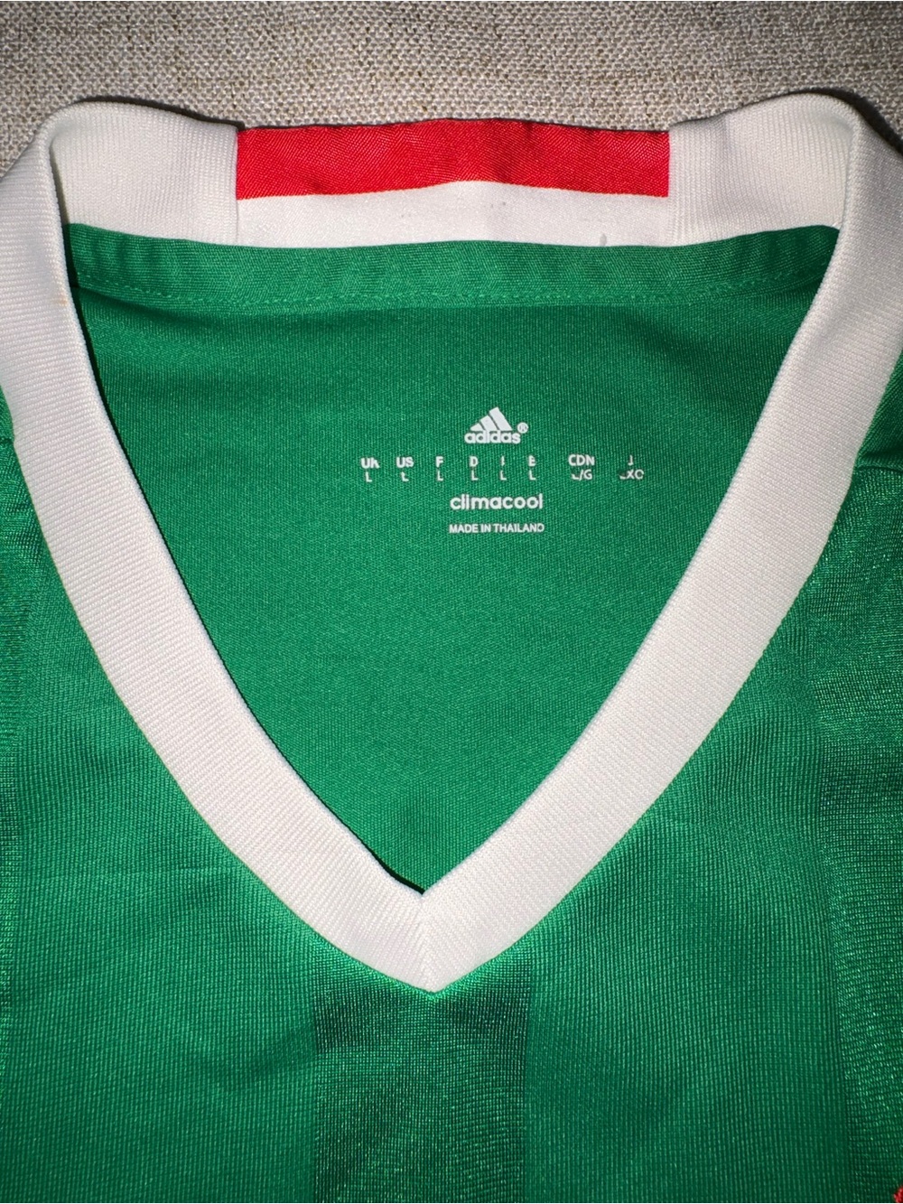 Adidas Men’s Green Mexico National Team Jersey #16 - Picture 4 of 6